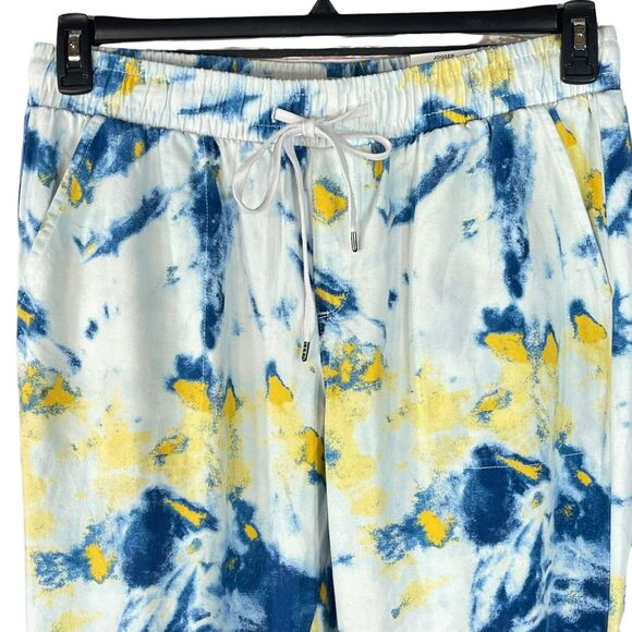 Style & Co Large Jogger Pants Tie-Dye Cuffed Pockets Drawstring Elastic Waist - Picture 2 of 11